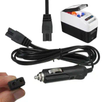New Portable Car Universal Mini Fridge 2M Cables Plug 2 Pin Connection Wire Plug Auto Interior Extension Cord Cigarette lighter