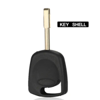 jingyuqin 10PCS Transponder Remote Car Key Shell Case For Ford Focus Mondeo KA For Jaguar XJ8 Transit Connect Uncut No Chip