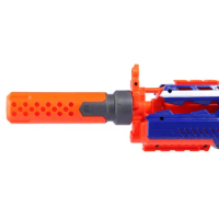 Modified Front Tube Decoration for Nerf - Orange + Grey For Nerf Gun Modification