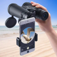HD Binoculars with Night Vision Phone Adapter for Outdoor Activities Spotting Scope Travel Hunting Telescope Focuser Travel