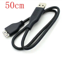 USB3.0 Charger+Data SYNC Cable for EMC Iomega Prestige 2TB 35190 Drive short 50cm
