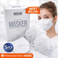 Masker  Mouson KN95 5ply Per Box  Isi 50 Pcs