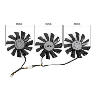 New 85MM PLD09210S12HH Cooler Fan Replacement For MSI GeForce GTX 1060 1070 1070Ti 1080 DUKE 1080Ti Graphics Card Cooling