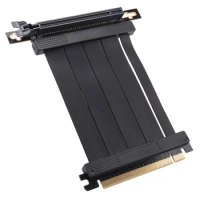 Full Speed PCIE 4.0 16X Riser Cable Graphics Card Extension Cable PCI Express Port GPU Riser Extender,90 Degrees 10cm