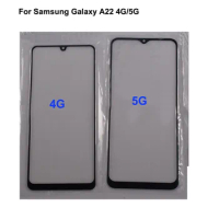 For Samsung Galaxy A22 4G Front LCD Glass Lens touchscreen For Galaxy A22 5G Touch Panel Outer Screen Glass without flex