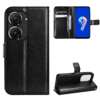 Fashion Wallet PU Leather Case Cover For Asus Zenfone 9 Flip Protective Phone Back Shell With Card Holders Asus Zenfone 7 8 8Z