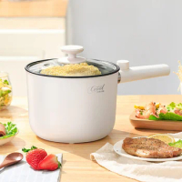 Mini Home Electric Hot Pot Multifunctional Dormitory Electric Cooking Pot Non stick Intelligent Noodle Cooking Pot Stir and Boil