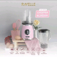 Ravelle Retro Blender Chopper 2 in 1