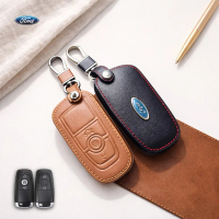 ซองหนังแท้ ใส่กุญแจรีโมทรถยนต์ All New Ford Ranger Stormtrak,RAPTOR/Everest,Mustang,FX4 MAX 2018-26