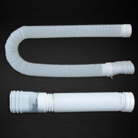 OD80mm Dryer exhaust hose for tumble dryer round connector flexible hose extension vent pipe length 49-170cm