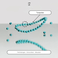 Zupazupazuu X Anessa - Turquoise Crystal Bracelet  6mm