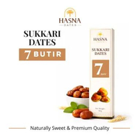 Hasna Dates Kurma Sukkari 7 Butir Premium