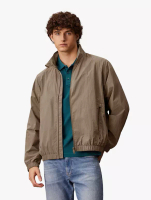 Calvin Klein Calvin Klein Jeans - Essential Stand Collar Jacket - Brown - brown