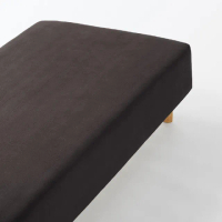 【MUJI 無印良品】暖棉床包/D/棕色成品尺寸135*185*35cm 附鬆緊帶