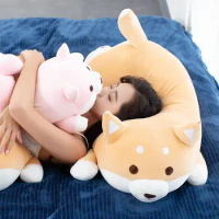1pc Lovely Fat Shiba Inu &amp; Corgi Dog Plush Toys Stuffed Soft Kawaii Animal Cartoon Pillow Dolls Gift for Kids Baby Children