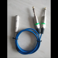 kabel Kitani premium 1M 2 Jack Akai Mono to Soket Akai Stereo