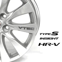 4pcs for For Honda Fit Mugen Insight Type S VTEC DOHC Modulo Vezel Pilot HR-V CR-V Wheels Door Handle Decal Sticker