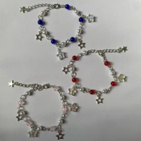 trio star bracelets y2k fashion bead women 2023