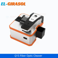 Q1S Fully Automatic Electric Fiber Optic Cleaver Rechargeable Optic Cable Cutter Optical Fiber Cleaver Ftth