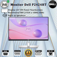 Monitor DELL P2424HT 24 Inch IPS 1920x1080 60HZ TouchScreen USB-C Hub Packing Bubble