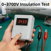 Withstand Voltage Tester Digital Display 0~3700V Electronic Component Tester Field Testing Portable