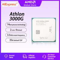 AMD Athlon 3000G 100% Brand New Processor 3.5GHz 2-Core 4-Thread Desktop Processor CPU Socket AM4 Integrated Graphics