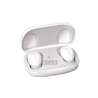 MEES邁斯 升級版T6 TWS V5.1 HIFI高音質 IPX6防水防汗真無線藍牙耳機(白)