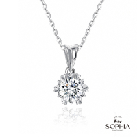 SOPHIA 蘇菲亞珠寶 - 費洛拉30分 F/VS2 18K金 鑽石項墜