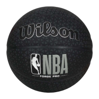 WILSON NBA FORGE系列 PRO合成皮籃球 #7-室外 7號球 WTB8001XB07 黑灰