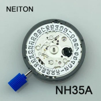 Japan Seiko NH35 Premium Mechanical Movement NH35A White Date wheel 24 Jewels Automatic Self-winding High Accuracy Movt Replace
