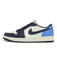 Nike 休閒鞋 Air Jordan 1 Low OG 男鞋 Obsidian 深藍 低筒 黑曜石 AJ1 CZ0790-400