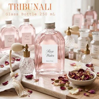SOEBI ANTIQ - TRIBUNALI Glass Bottle 250 mL Tutup Stainless | Botol Kaca Gepeng 250 mL | Botol Kopi 