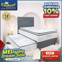 Kasur Springbed 2 In 1 Blossom Elephant 140 x 200 Abu