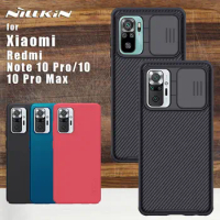 Nillkin Camera Protection For Xiaomi Redmi Note 10 5G 4G case Back Cover Lens Protective case for Redmi Note 10 Pro / 10 Pro Max