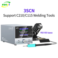 I2C C210 Precision Double-Channel Soldering Station With RS100 Base Set A 1*Handle 1*Tips For Mobile Phone Repair Tools