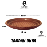 (3 PCS) TAMPAH PLASTIK JUMBO UK 55 / NAMPAN PLASTIK / NAMPAN JUMBO / NAMPAN BULAT/ NAMPAN PLASTIK MU