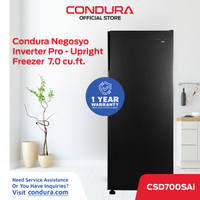 Condura Negosyo Inverter Pro - Upright Freezer  7.0 cu. ft. CUF700MNi-a