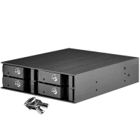 【享最高折300】SilverStone 銀欣 FS204 1個5.25吋擴充槽硬碟抽取盒/SST-FS204B