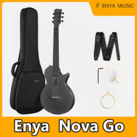 New Enya Nova Go Acoustic Guitar Carbon Fiber One Body 35 Inches guitarras Travel with Beginner Kit Include Gig Bag and Strap