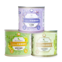 【QIDINA】6入組 MIT檸檬草香茅檸檬草香膏(小蒼蘭 香茅 尤加利 香膏 室內香氛)