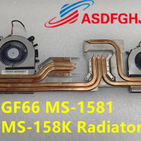 Original E322500911HH7 radiator for MSI Bravo 15 B5DD GF66 MS-1581 MS-158K Laptop Cooling fan Radiator E322500911HH7