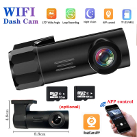 Kamera Dash DVR Kereta, WIFI, USB, Perakam Kereta, Kamera DVR Video, dengan Perakam, untuk Kereta