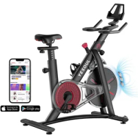 Yesoul S3 black exercise bike for home smart white cycling bike magnetic resistance for gym electric