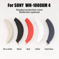 Headband Headphone Head Beam New Solid Color with Zipper Headphone Cover Washable Ear Pads for Sony WH-1000XM4