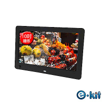 逸奇e-Kit 10吋人體感應數位相框電子相冊 DF-S10-BK