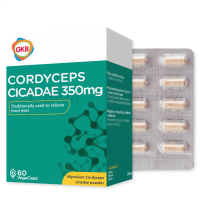 【Buy 3 Get 1 Free】【EXP2027.06】GKB Cordyceps Cicadae 350mg Cordyceps Cicadae 60s