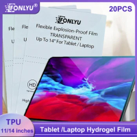 FONLYU 20PC TPU Hydrogel Film For iPad 9.7 10.5 Pro 11 12.9 14 Inch Tablet Laptop Front Screen Protector Cutting Machine Plotter