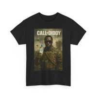Call of Diddy - Meme Lucu Minyak Bayi Diddy Baju Kapas 100% T-Shirt Grafik 90-an Pakaian Jalanan bin