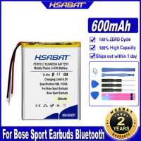 HSABAT Sport Earbuds 600mAh Battery for Bose Sport Earbuds headset charging box Batteries