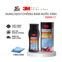 3M Dung Dịch Nano Phủ Kính Chống Bám Nước Ô Tô 3M 08889LT 200ml - Giải Pháp Tiên Tiến Tăng Hiển Thị 